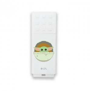 USB Flash Disk (PenDrive) Yoda, 32GB USB 2.0, vzor 2 - barva bílá