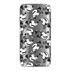 Pouzdro iPhone XR (6,1) Mickey Mouse 025, barva silver