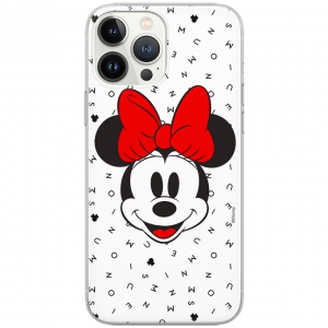 Pouzdro iPhone 13 Pro (6,1) Minnie Mouse vzor 056, transparent