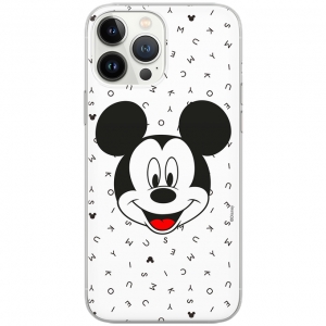 Pouzdro iPhone XR (6,1) Mickey Mouse vzor 020, transparent