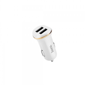 CL adaptér HOCO Z1, 2x USB, 2,1A barva bílá