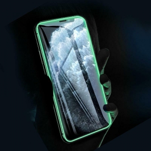 Tvrzené sklo Fluo iPhone 12, 12 Pro barva zelená