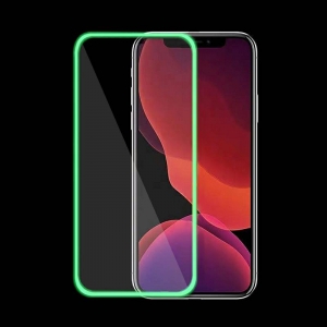 Tvrzené sklo Fluo iPhone 12, 12 Pro (6,1), barva zelená