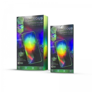 Tvrzené sklo Fluo iPhone 12, 12 Pro (6,1), barva červená