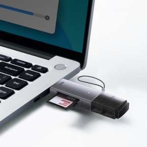 Čtečka paměťových karet Baseus Lite (WKQX060113) SD / microSD, USB + USB Typ C, šedá