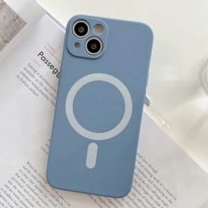 MagSilicone Case iPhone 14 PLUS - Blue
