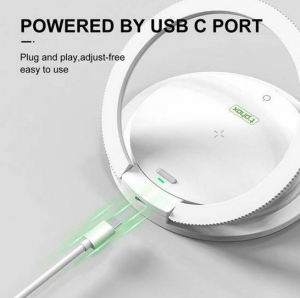 Noční lampička s indukční nabíječkou (SL-603) 15W BÍLÁ