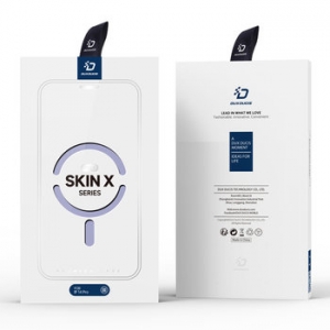 Pouzdro Dux Ducis Skin X Pro iPhone 14 Pro, MagSafe, barva purple