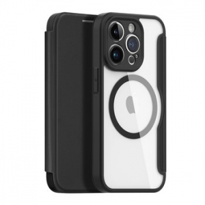 Pouzdro Dux Ducis Skin X Pro iPhone 14 Plus, MagSafe, barva black