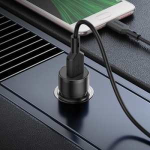 CL adaptér Borofone (BZ19A) 1x USB A, 18W, QC 3.0 black