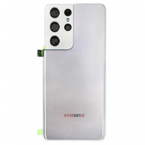 Samsung G998 Galaxy S21 Ultra 5G kryt baterie + sklíčko kamery silver