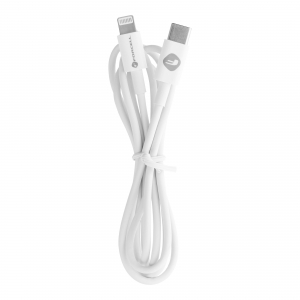 Datový kabel USB TYP C / Lightning 8-pin PD 20W, barva bílá, TUBA