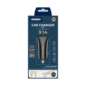 CL adaptér Jellico F1, 2x USB 3,1A, barva černá