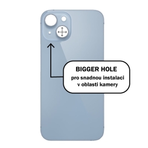 Kryt baterie iPhone 14 PLUS blue - Bigger Hole