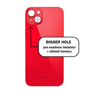Kryt baterie iPhone 14 PLUS red - Bigger Hole