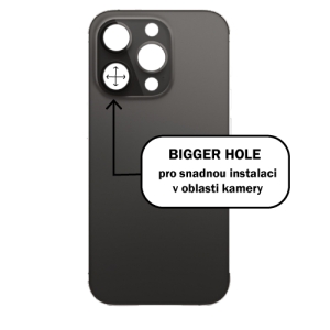 Kryt baterie iPhone 14 PRO MAX black - Bigger Hole