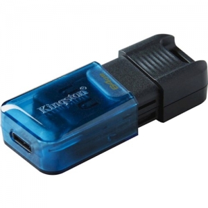 USB FLash Disk (PenDrive) Kingston 64GB, USB C, barva černá/modrá