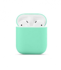 Pouzdro pro Apple AirPods I/II silicone, green