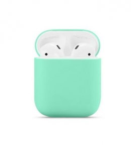 Pouzdro pro Apple AirPods I/II silicone, green