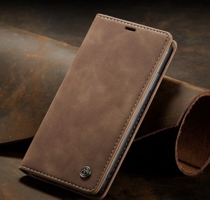 Pouzdro Book CaseMe Huawei P30 Lite, barva světle hnědá