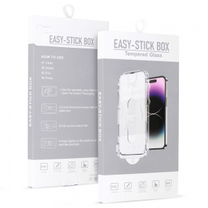 Glass Full Glue Easy Stick iPhone 14 Pro Max, černá
