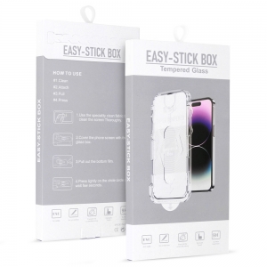 Glass Full Glue Easy Stick iPhone 12 Pro Max (s aplikátorem), černá