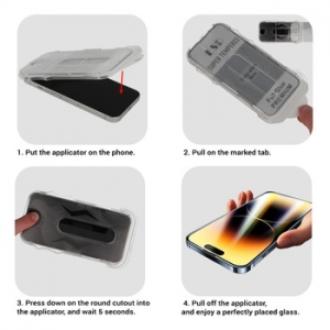 Glass Full Glue Easy Stick iPhone 11 Pro Max (s aplikátorem), černá