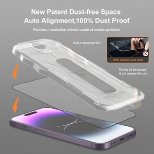 Glass Full Glue Easy Stick iPhone XS Max (s aplikátorem), černá