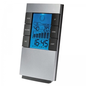 Meteostanice GP2103, kalendář, alarm, barva šedá/černá