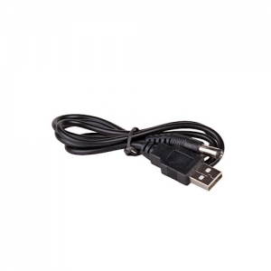 Kabel Akyga USB A / DC, 5,5 x 2,1 mm, (napájecí kabel, 0,8m) barva černá