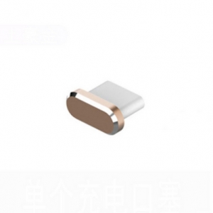 Záslepka aluminium pro konektor USB Typ C, barva gold