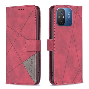 Pouzdro Book CaseMe Binfen Xiaomi Redmi 10C, barva červená