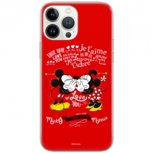 Pouzdro iPhone 7, 8, SE 2020/22 Mickey & Minnie vzor 005