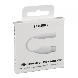 Adapter Samsung EE-UC10JUWEGWW Jack 3,5mm / TYP-C (blistr) - white