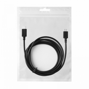 Datový kabel Reverse, USB C na Micro USB, délka 1,5m, barva černá
