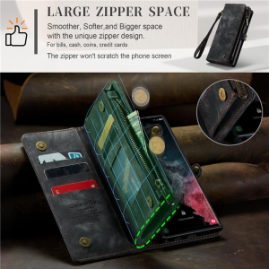 Pouzdro Book (Back Case) CaseMe Wallet 2v1, Samsung A145/A146 Galaxy A14 4G/5G barva black