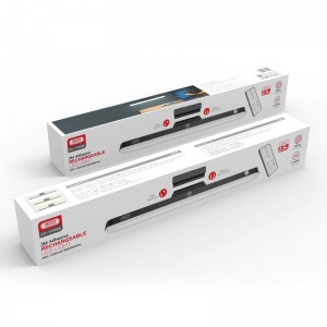 Magnetická lampa XO-YH08B, 1200mAh, s ovladačem, barva černá