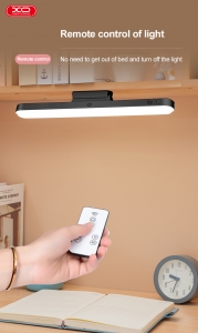 Magnetická lampa XO-YH08B, 1200mAh, s ovladačem, barva černá