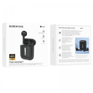 Bluetooth headset BOROFONE TWS BW38 Joy, barva černá