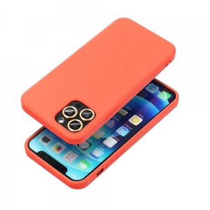 Pouzdro Back Case Silicone iPhone 15, barva broskvová