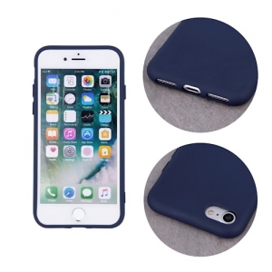 Pouzdro Back Case Silicone iPhone 15 Pro, barva modrá