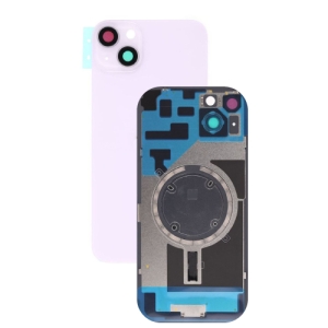 Kryt baterie iPhone 14   purple + metal clip + camera lens + magnet