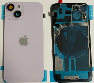 Kryt baterie iPhone 14 PLUS purple + metal clip + camera lens + magnet