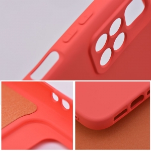 Pouzdro Back Case Silicone iPhone 15 Pro, barva broskvová