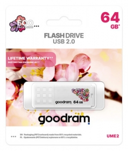 USB Flash Disk (PenDrive) GOODRAM UME2, 64GB USB 2.0 Spring