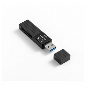 Čtečka paměťových karet XO 2v1 (DK05B) USB 3.0, barva černá