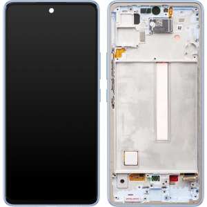 Dotyková deska Samsung A536 Galaxy A53 5G + LCD + rámeček blue - OLED
