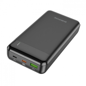 Externí baterie POWER BANK Borofone BJ19A, 20000mAh USB 3.0, Typ C, PD 20W, QC 3.0, černá