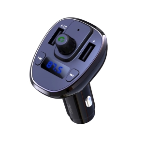 Transmitér FM Bluetooth XO (BCC05) 2X USB A, 18W, AUX, MP3, barva černá
