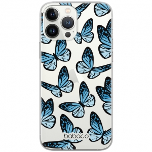 Pouzdro Back Case Babaco iPhone 15 Pro Max, Blue Butterfly